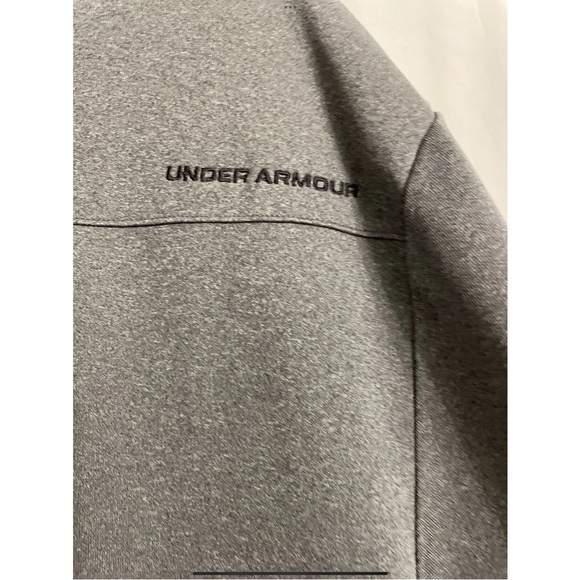 Dark Gray Under Armor Heat Gear Loose Fit Polo. Sz 2XL - Picture 3 of 4